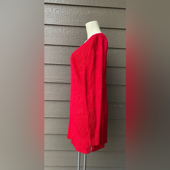 Vintage Timely Trends Red Women’s blouse top tunic Holiday Valentine Day size 16 - Picture 2 of 10